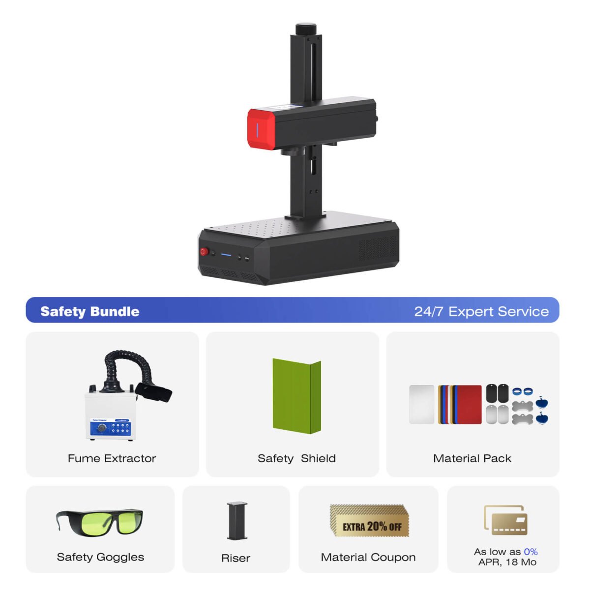 ComMarker B6 JPT MOPA Fiber Laser Engraver