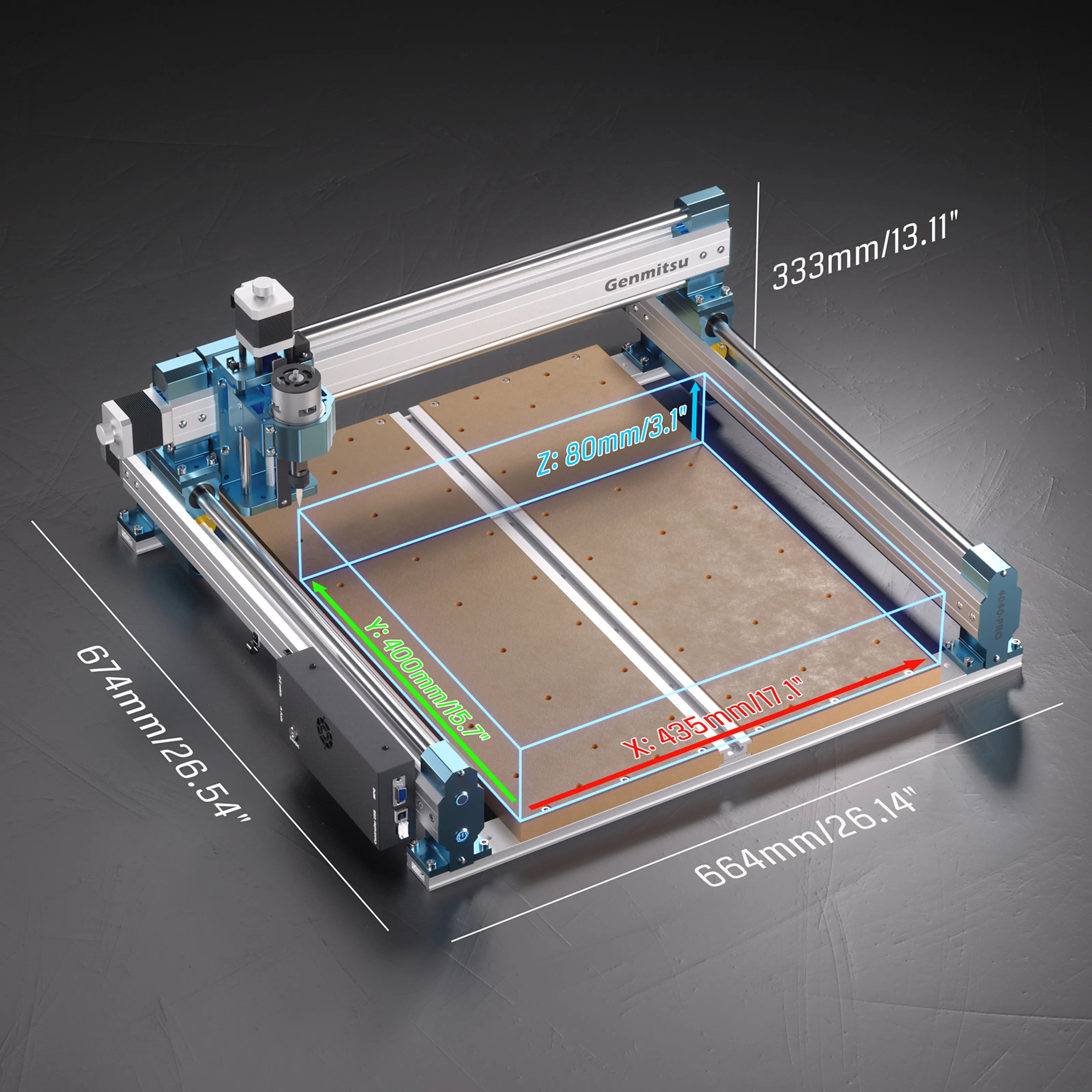 4040-PRO Desktop CNC Router Machine for Carving and Cutting SainSmart.com