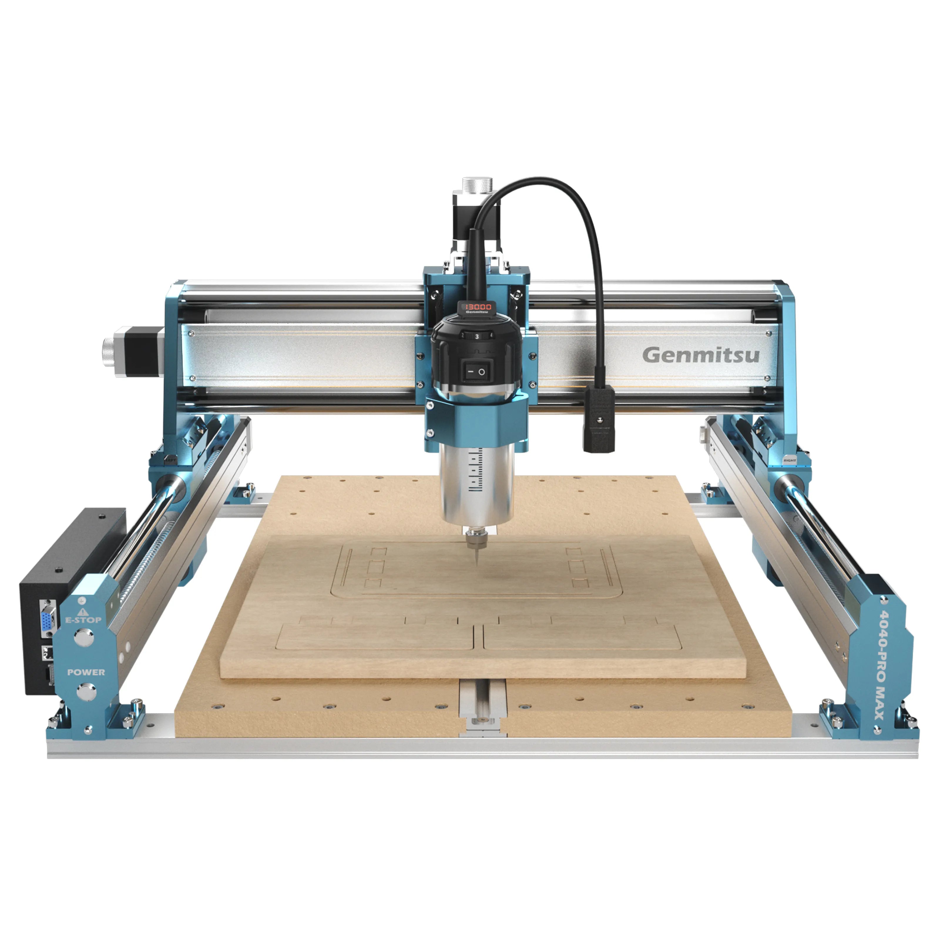 4040-PRO MAX CNC Router Machine, 710W Trimmer & Linear Rail Driven, Enhanced XZ Axis SainSmart.com