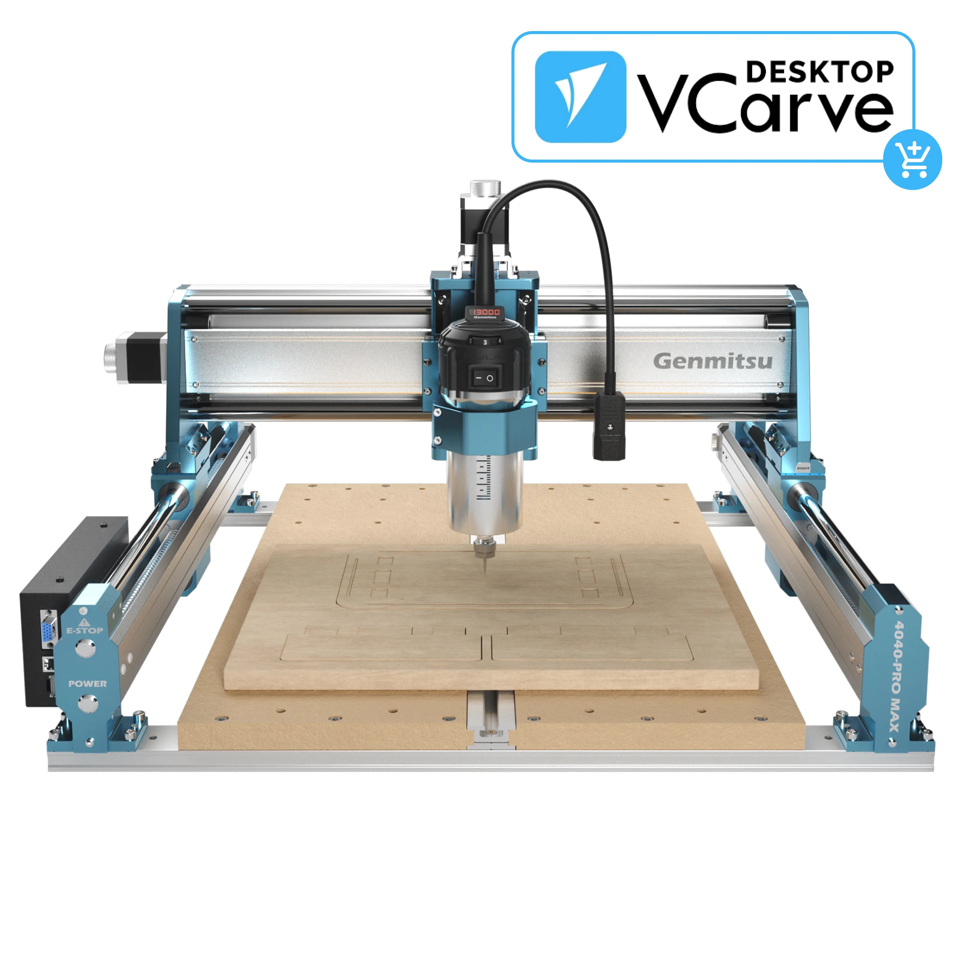 4040-PRO MAX CNC Router Machine, 710W Trimmer & Linear Rail Driven, Enhanced XZ Axis SainSmart.com