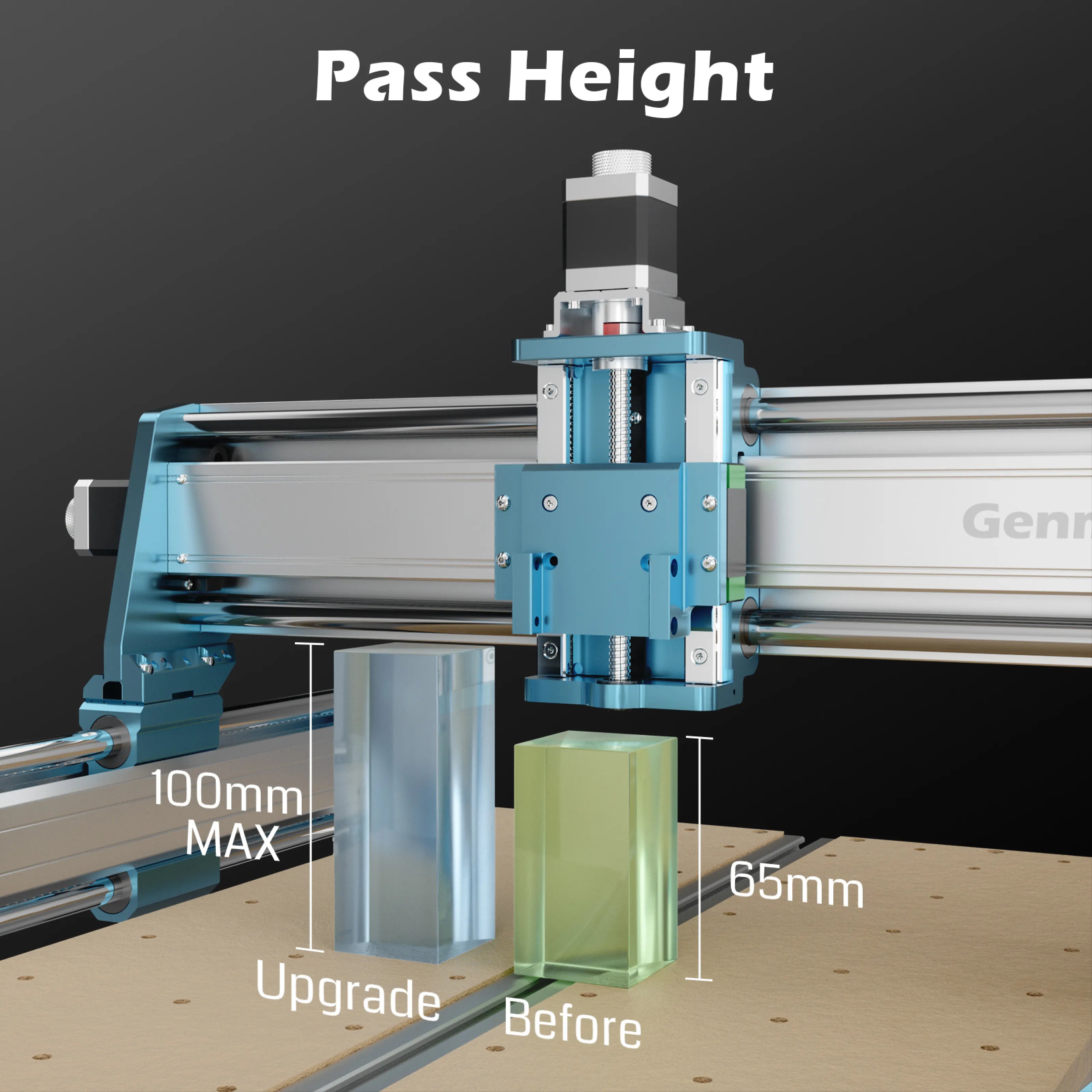 4040-PRO MAX CNC Router Machine, 710W Trimmer & Linear Rail Driven, Enhanced XZ Axis SainSmart.com