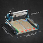 Genmitsu 4040-PRO MAX CNC Router – 710W Spindle, Linear Rail Motion & Enhanced X/Z Axis Design SainSmart.com