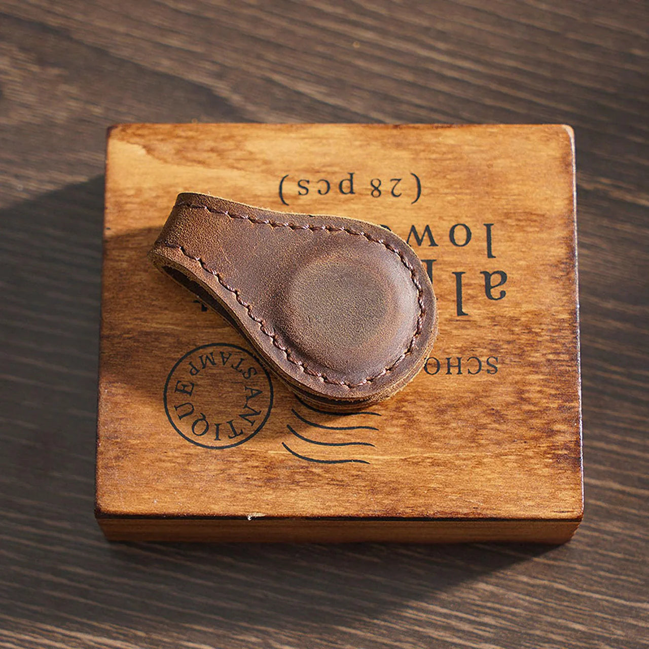 ComMarker Brown Leather Magnetic Bookmark (5pcs)