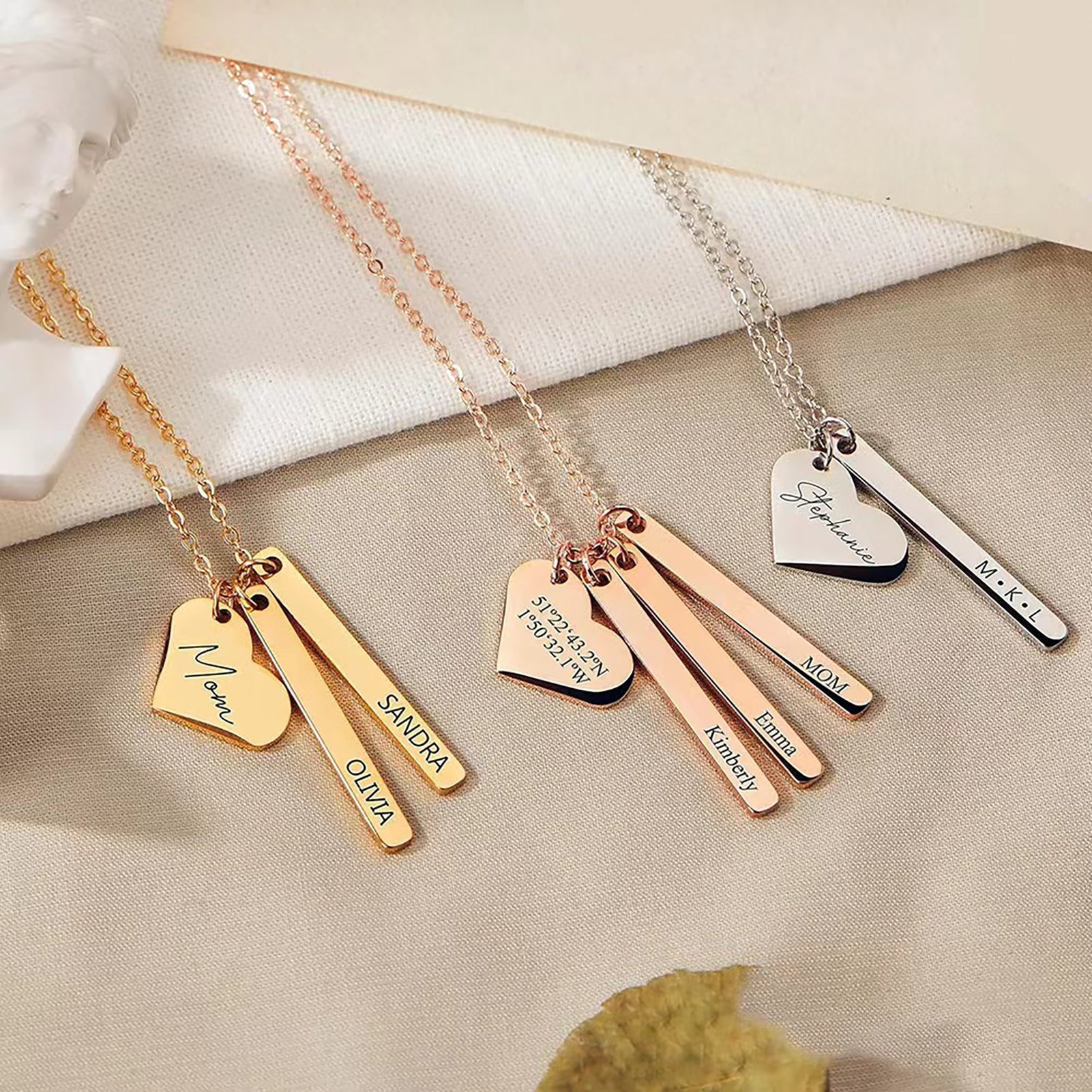ComMarker Stainless Steel 3 in 1 Necklace (6pcs)