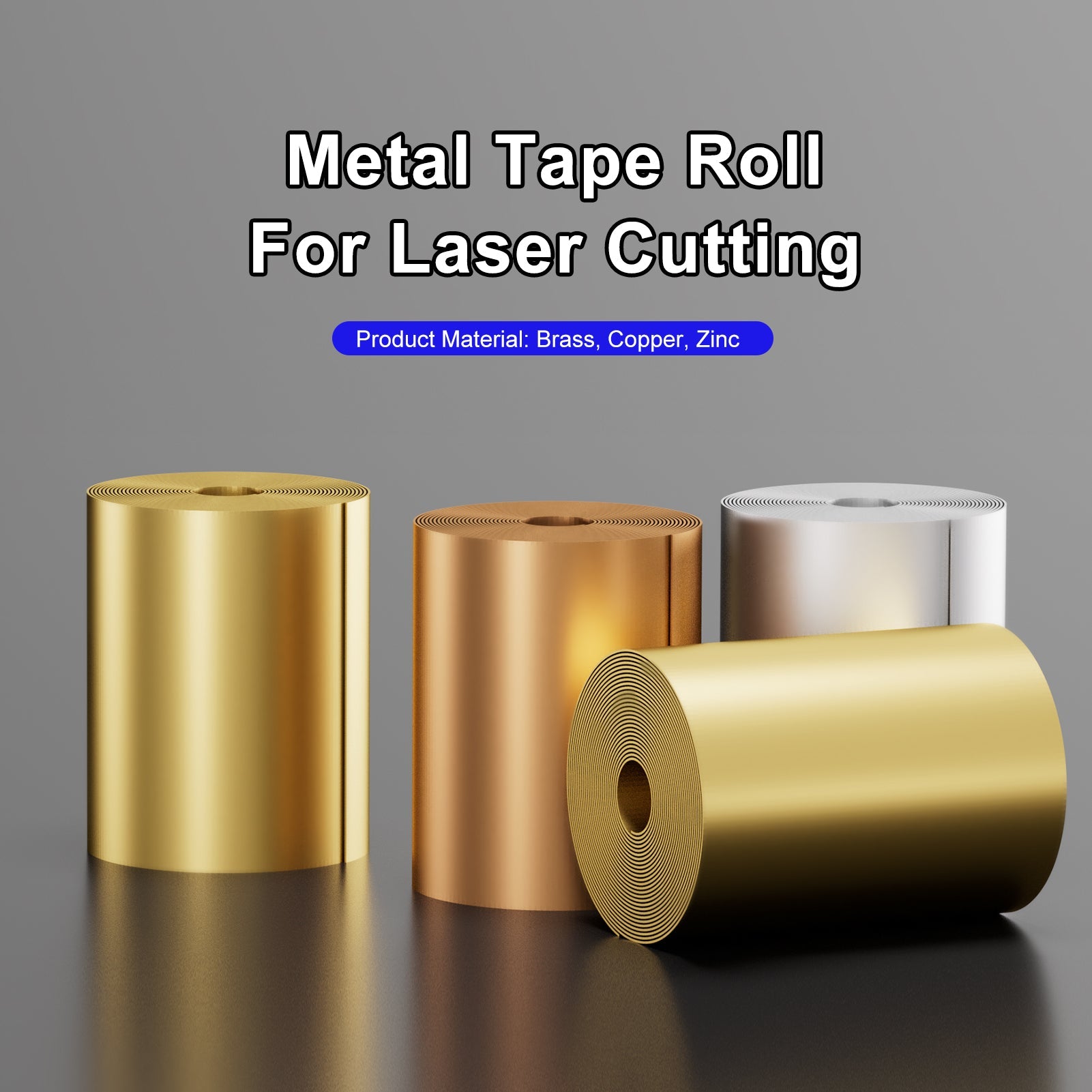 Metal Tape Roll (3 rolls)