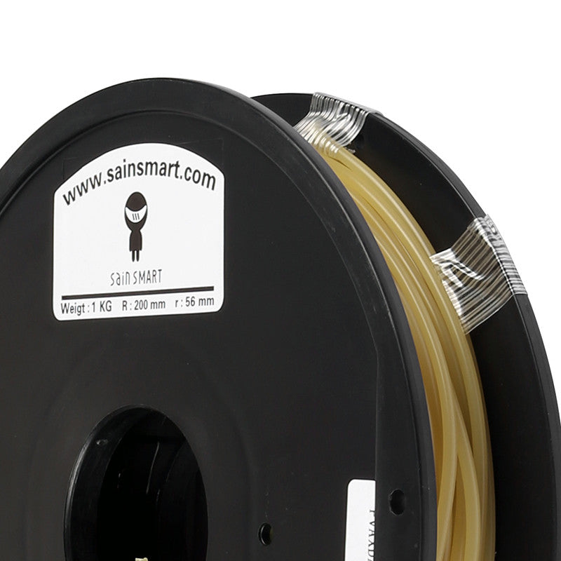 Natural, Water Soluble PVA 1.75mm Filament 0.5kg/1.1lb SainSmart.com