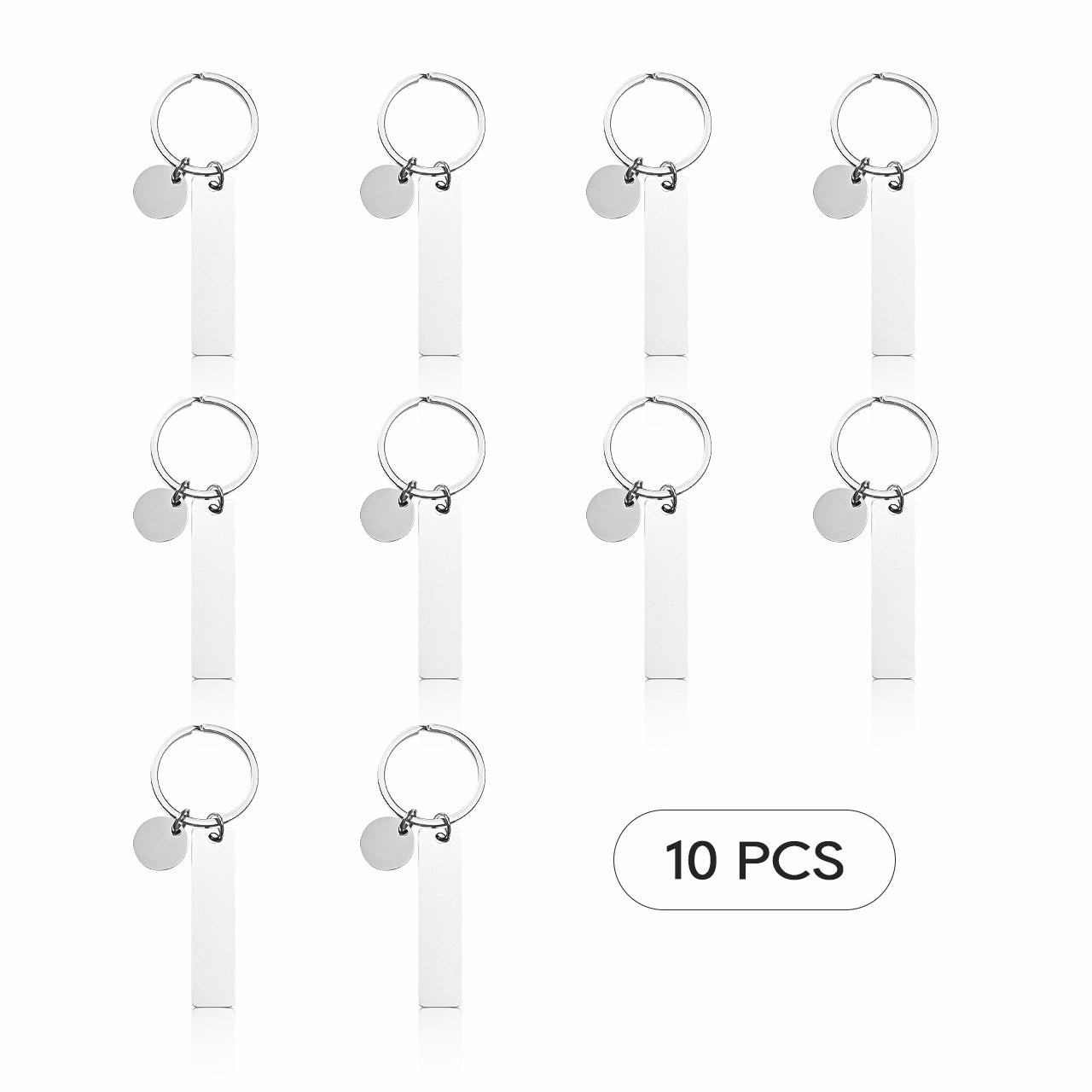 ComMarker Stainless Steel Keychain (10pcs)