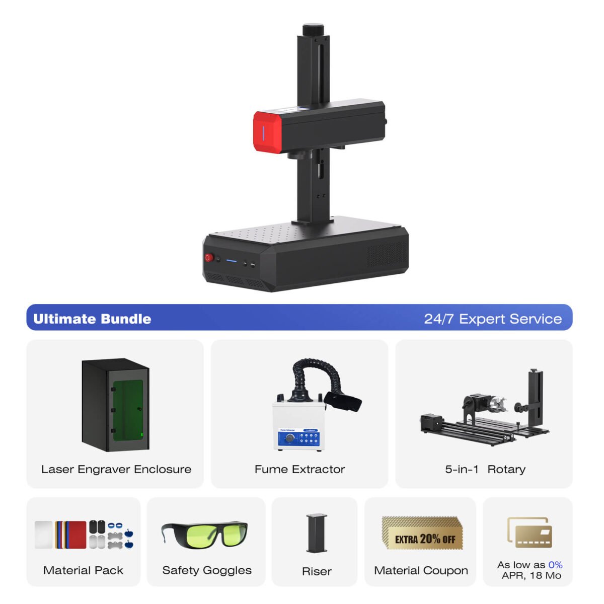 ComMarker B6 JPT MOPA Fiber Laser Engraver