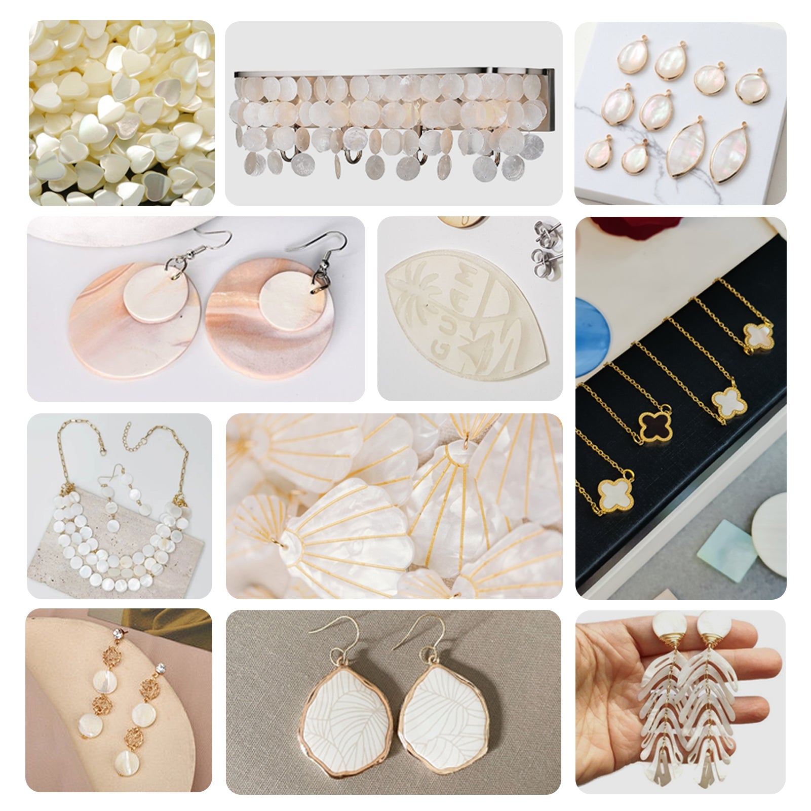 ComMarker 30mm Blank Natural Shell (30 pcs)