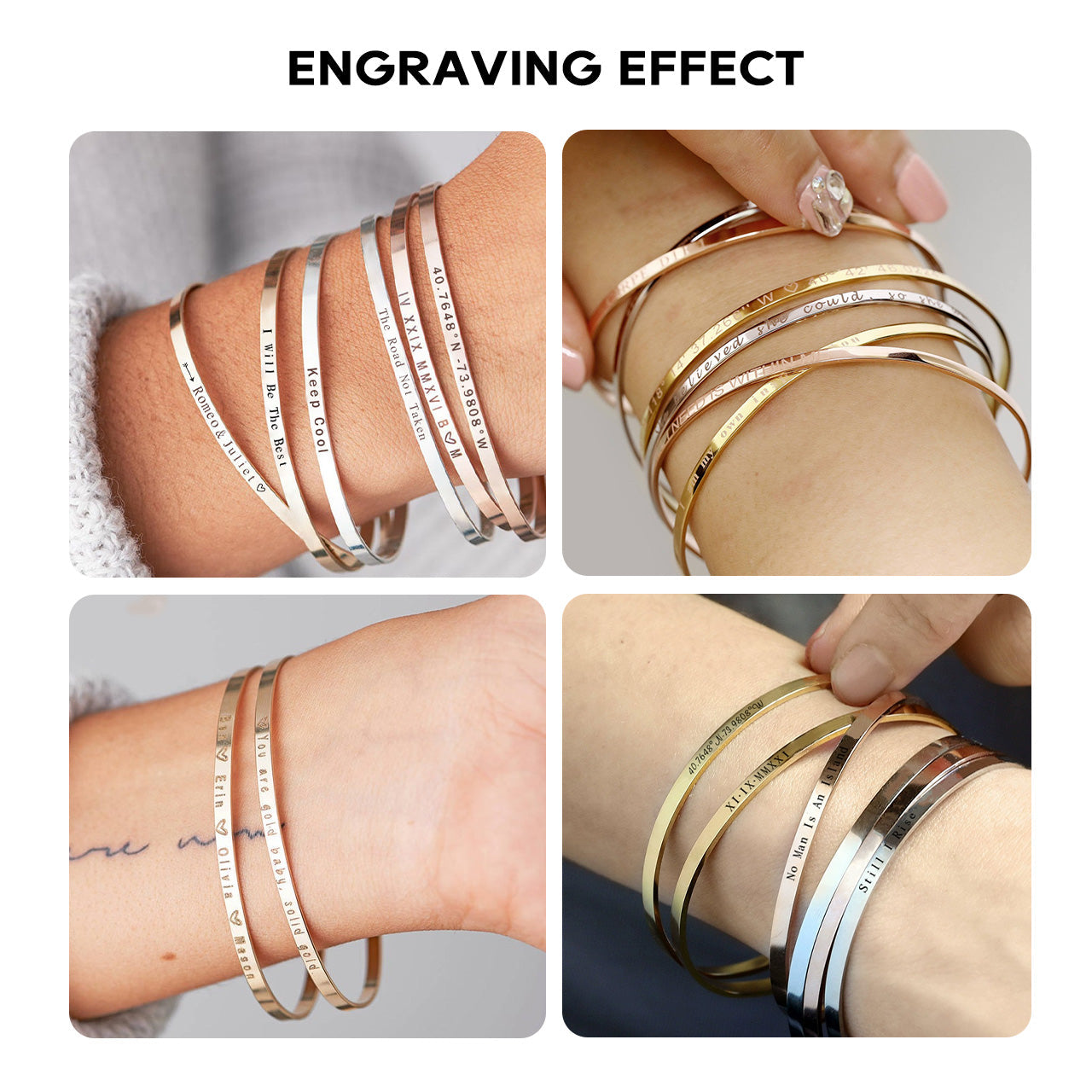 ComMarker Stainless Steel Bracelet (6pcs)