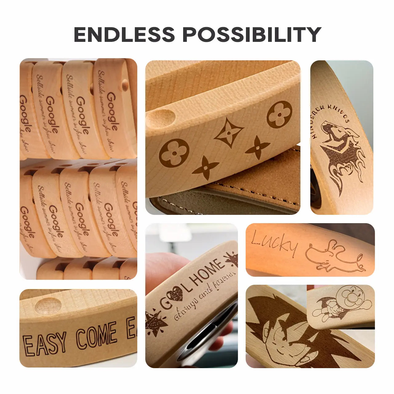 ComMarker Cheese Shape Wooden Bottle Opener (5pcs)