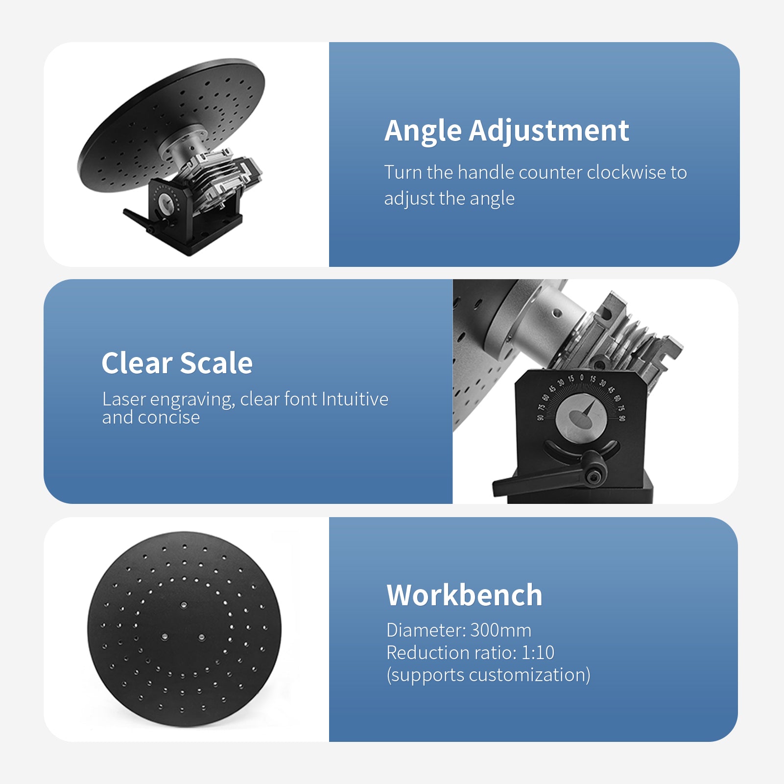 ComMarker D300 Rotary Attachment Set