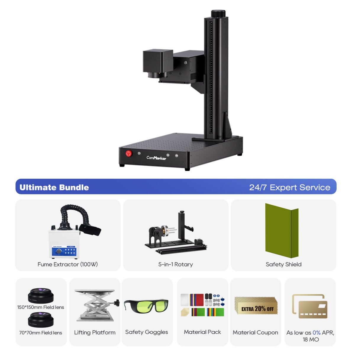 ComMarker Omni-1 UV Laser Engraver