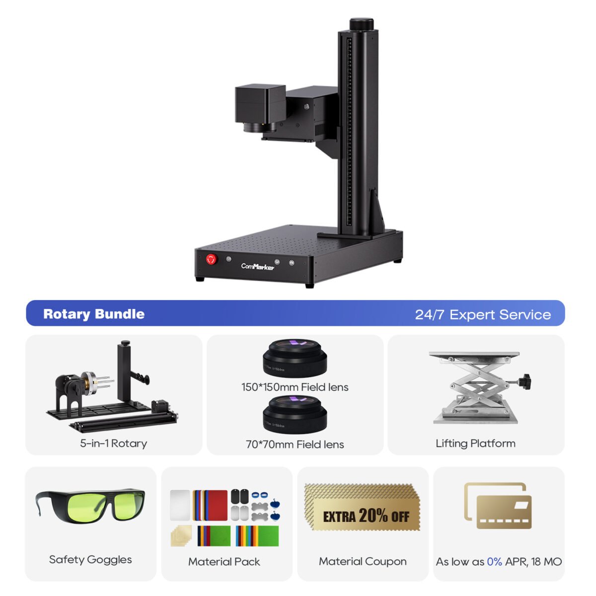 ComMarker Omni-1 UV Laser Engraver