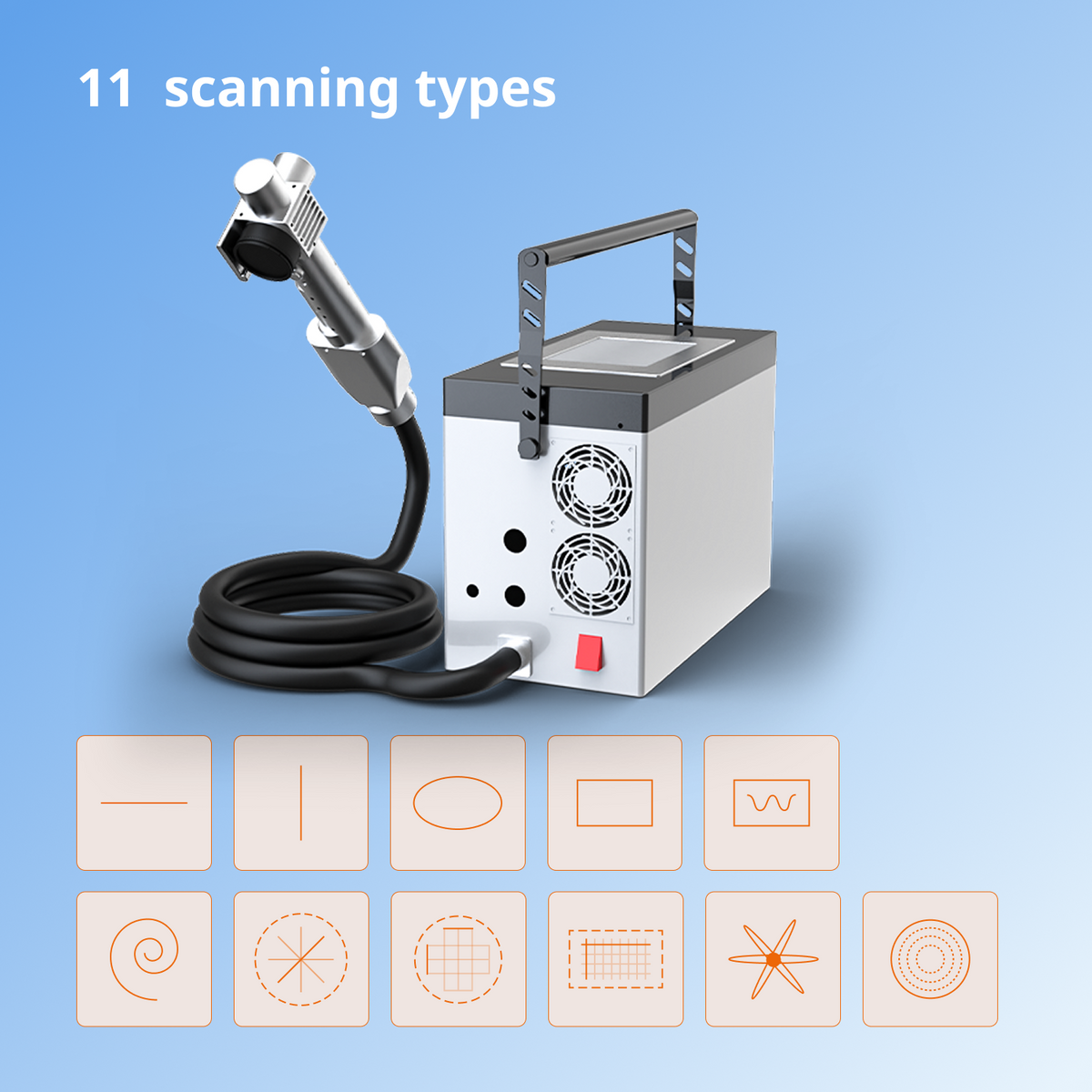 HEROLASER 100W Portable Laser Cleaning Machine HEROLASER