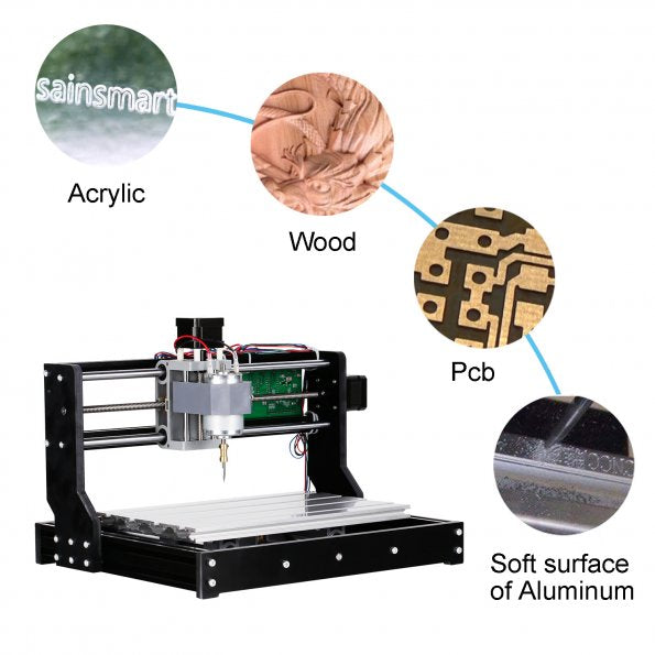 3018-PRO Desktop CNC Router DIY Kit SainSmart.com