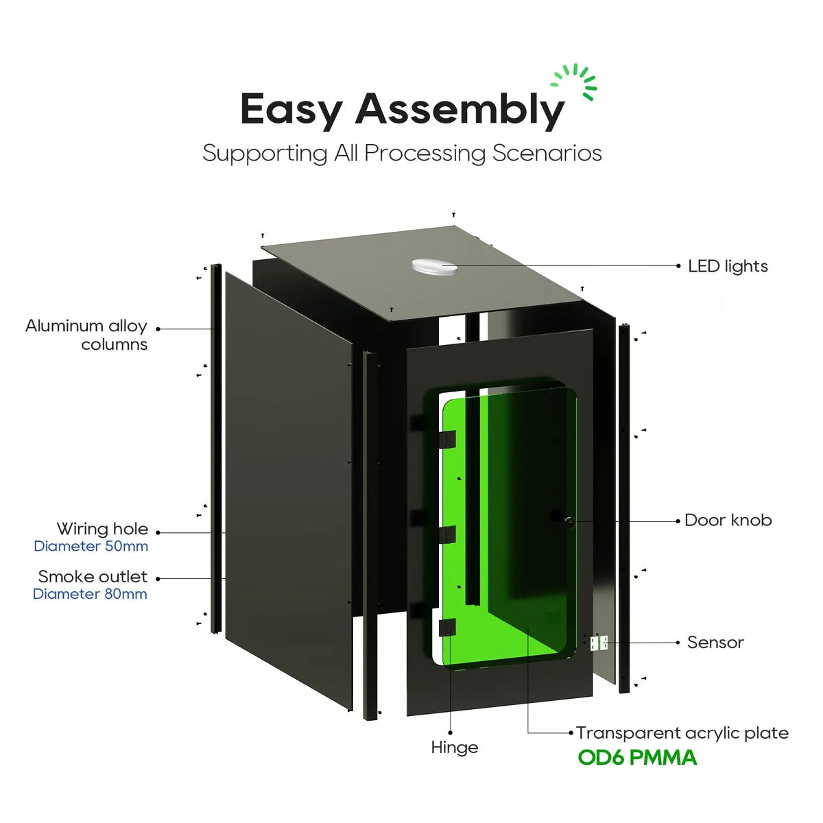 ComMarker Safety Enclosure Pro - Industrial Cabinets from ComMarker Laser