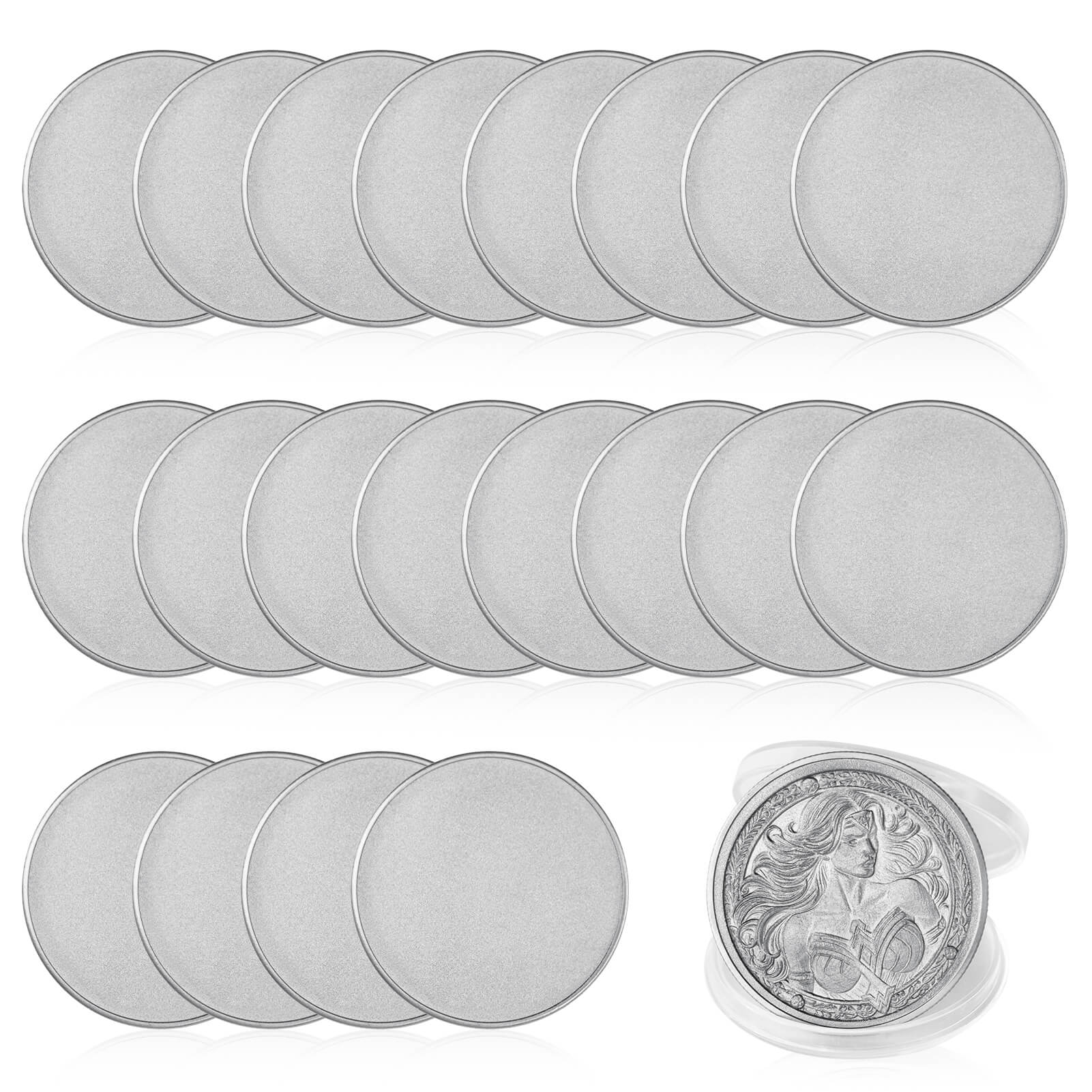 ComMarker Blank 3mm Metal Coin (20pcs)
