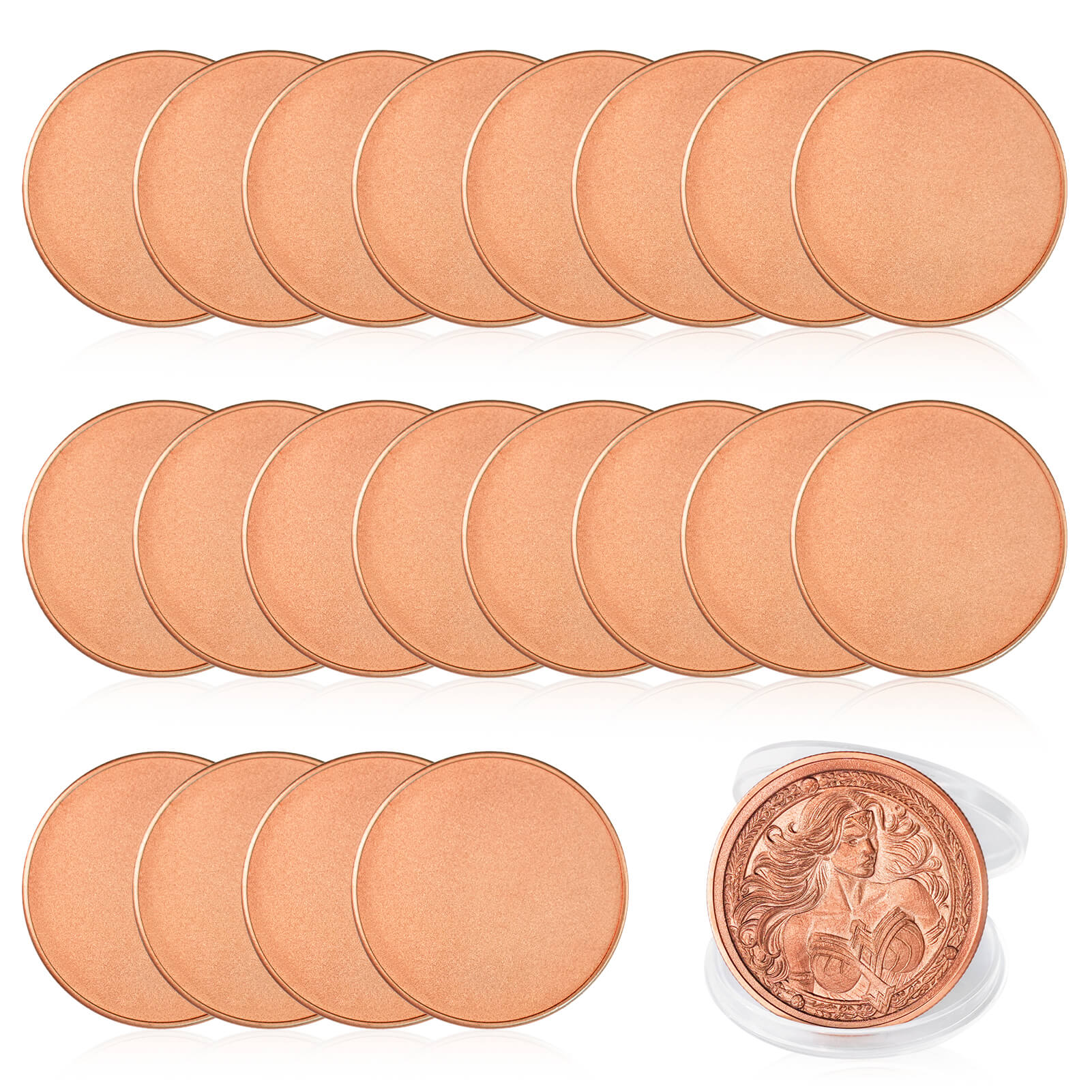 ComMarker Blank 3mm Metal Coin (20pcs)