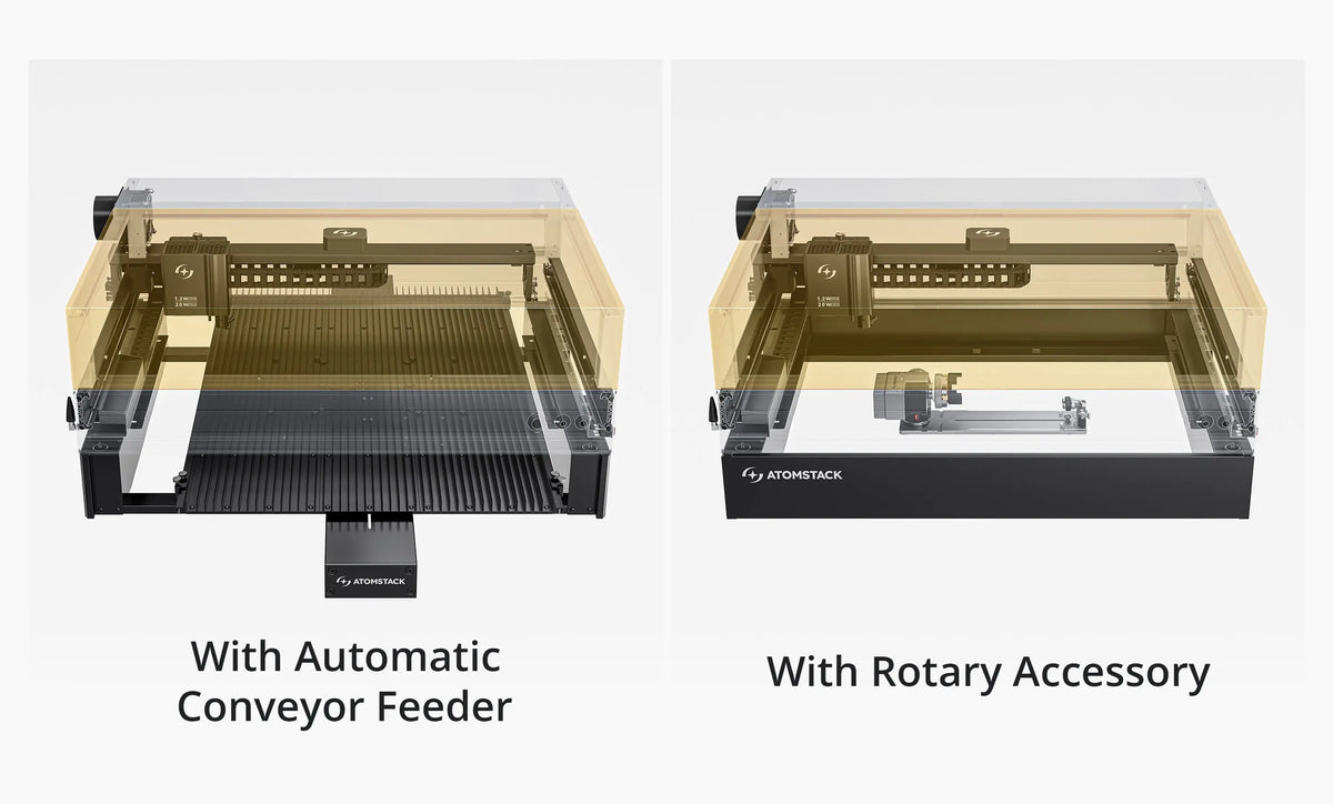 AtomStack H4 Riser Base (KRAFT Edition) – Height Expansion System for Kraft Laser Engraving - Cutter Accessories from AtomStack
