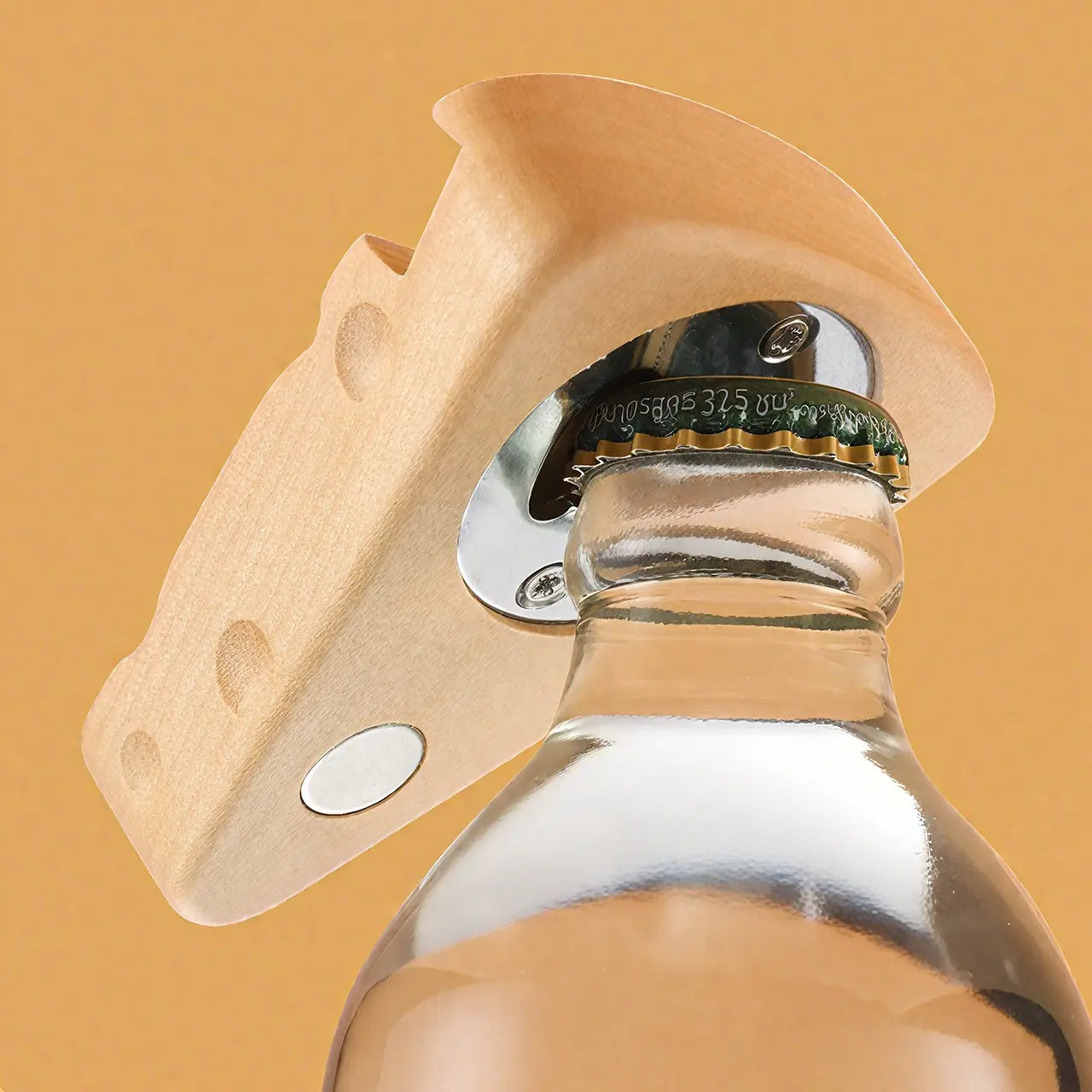 ComMarker Cheese Shape Wooden Bottle Opener (5pcs)