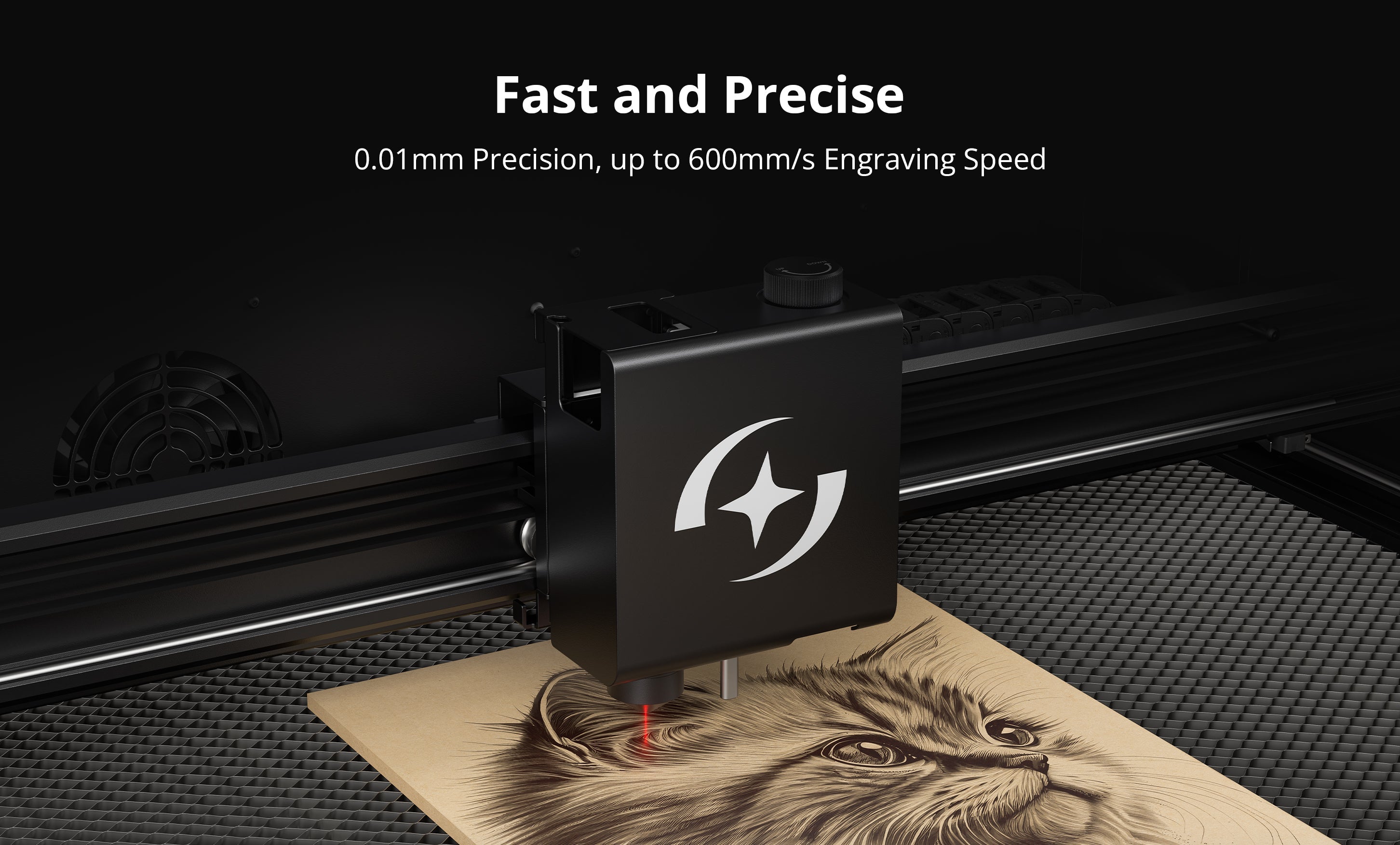 AtomStack - Hurricane 55W CO2 Laser Cutter
