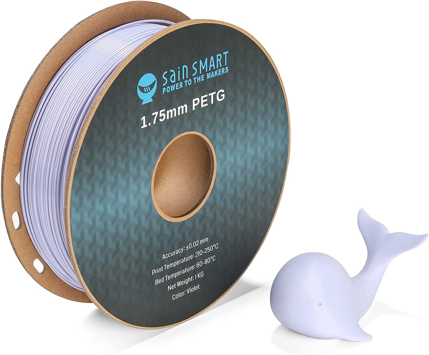 Violet 1.75mm PRO-3 PETG Filament, 1kg SainSmart.com