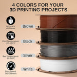 SainSmart PRO-3 PETG Filament Bundle – 1.75mm, 500g x 4 Spools (2kg Total) SainSmart.com