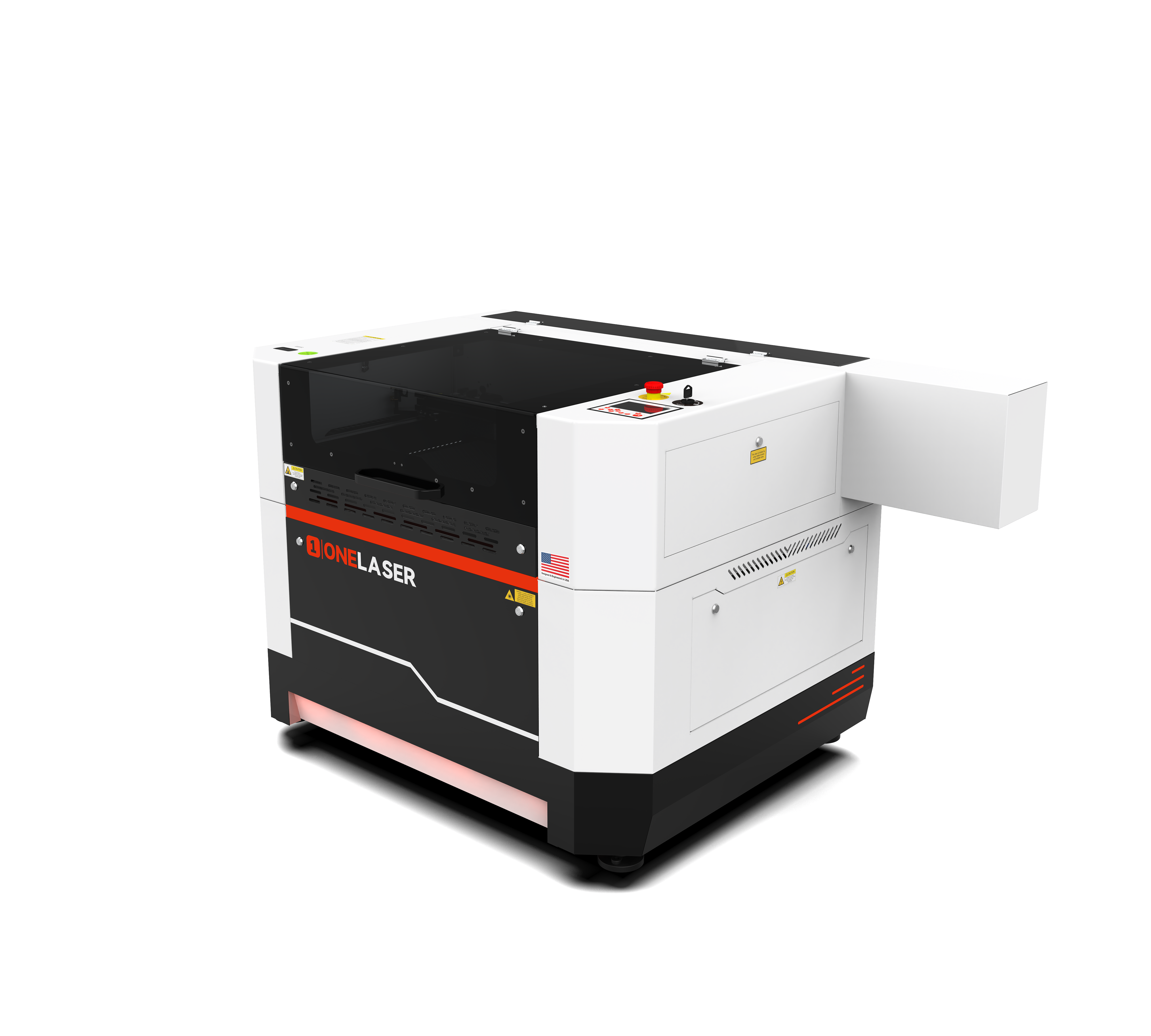 OneLaser Hydra 7 Cabinet Dual Laser System – 80 W CO₂ + 38 W RF Metal Hybrid Laser Machine