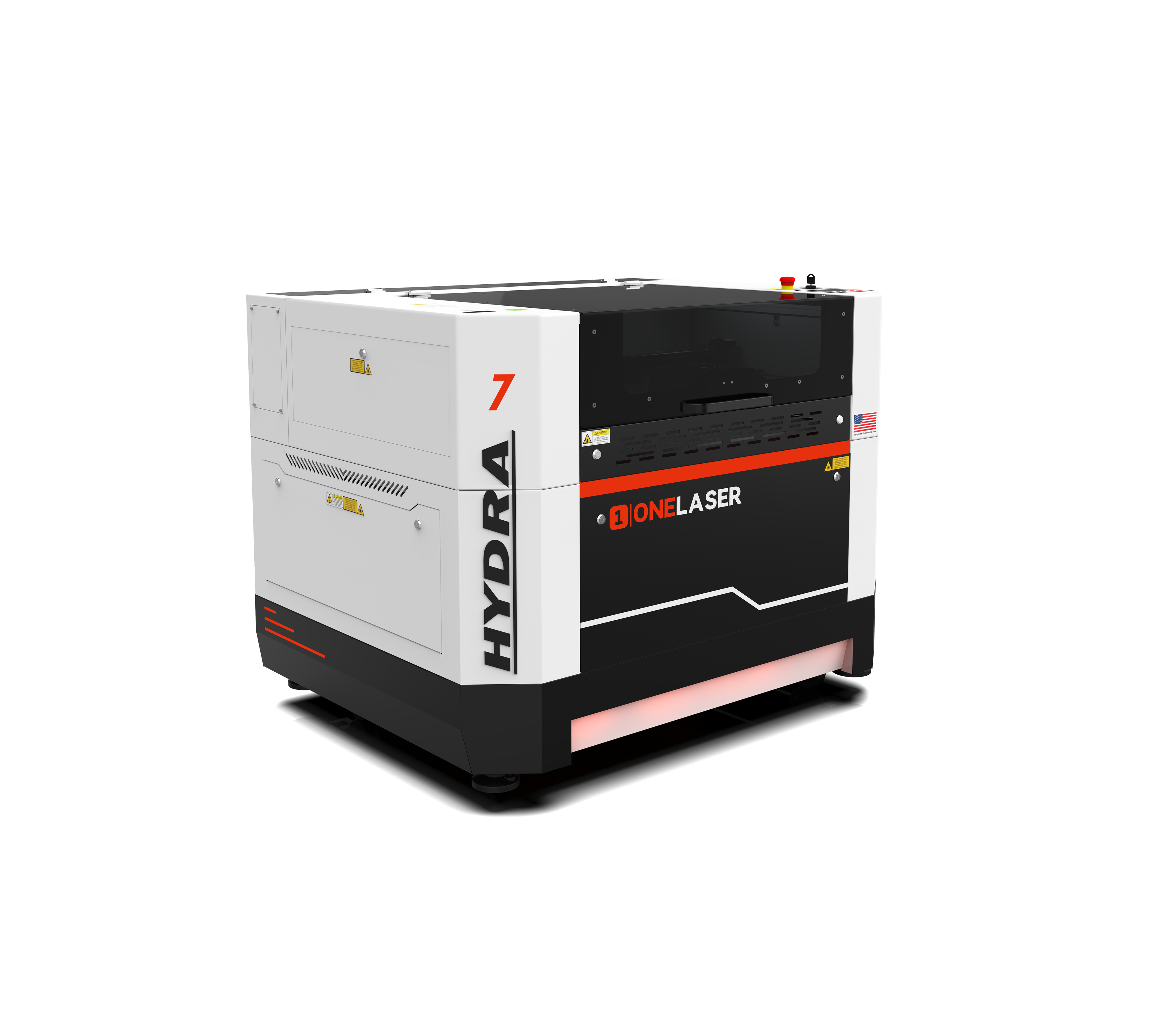 OneLaser Hydra 7 Cabinet Dual Laser System – 80 W CO₂ + 38 W RF Metal Hybrid Laser Machine