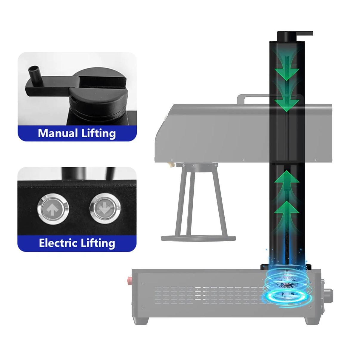 ComMarker Laser Fiber Lift Table (for B4 / B4 MOPA) - Lifts & Hoists from ComMarker Laser