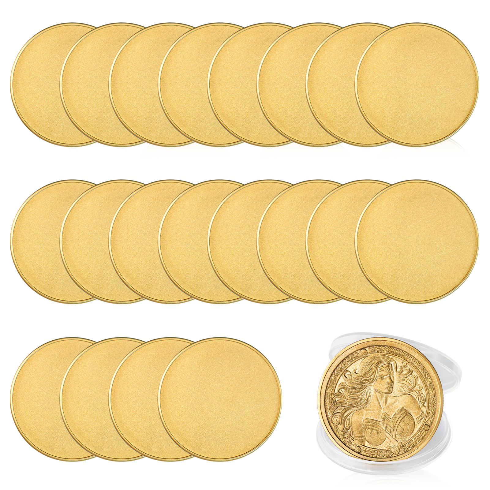 ComMarker Blank 3mm Metal Coin (20pcs)