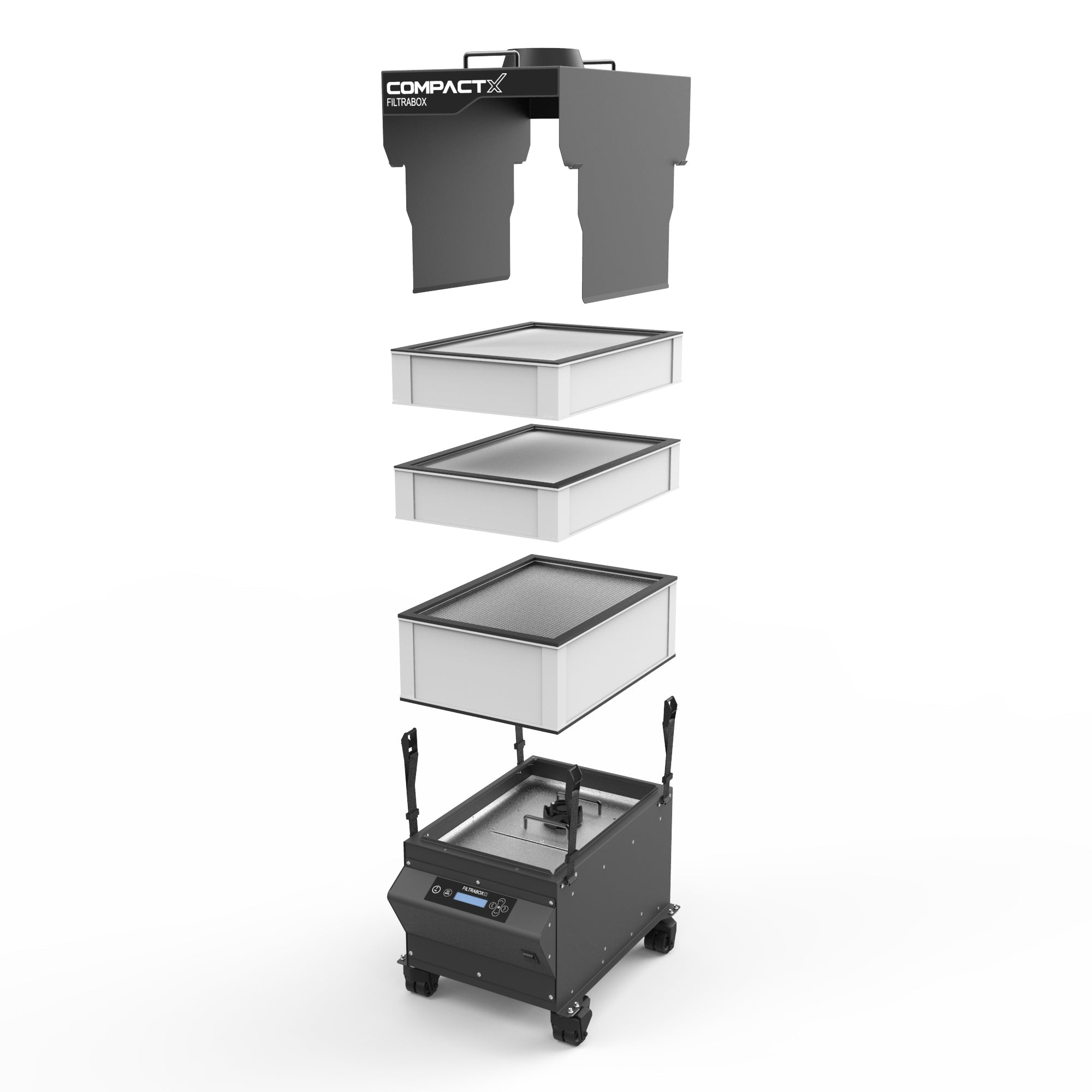 Filtrabox Compact X Fume Extraction System – Multi-Configuration HEPA & Carbon Filtration (DTF / 3DP / Solder / General Use)