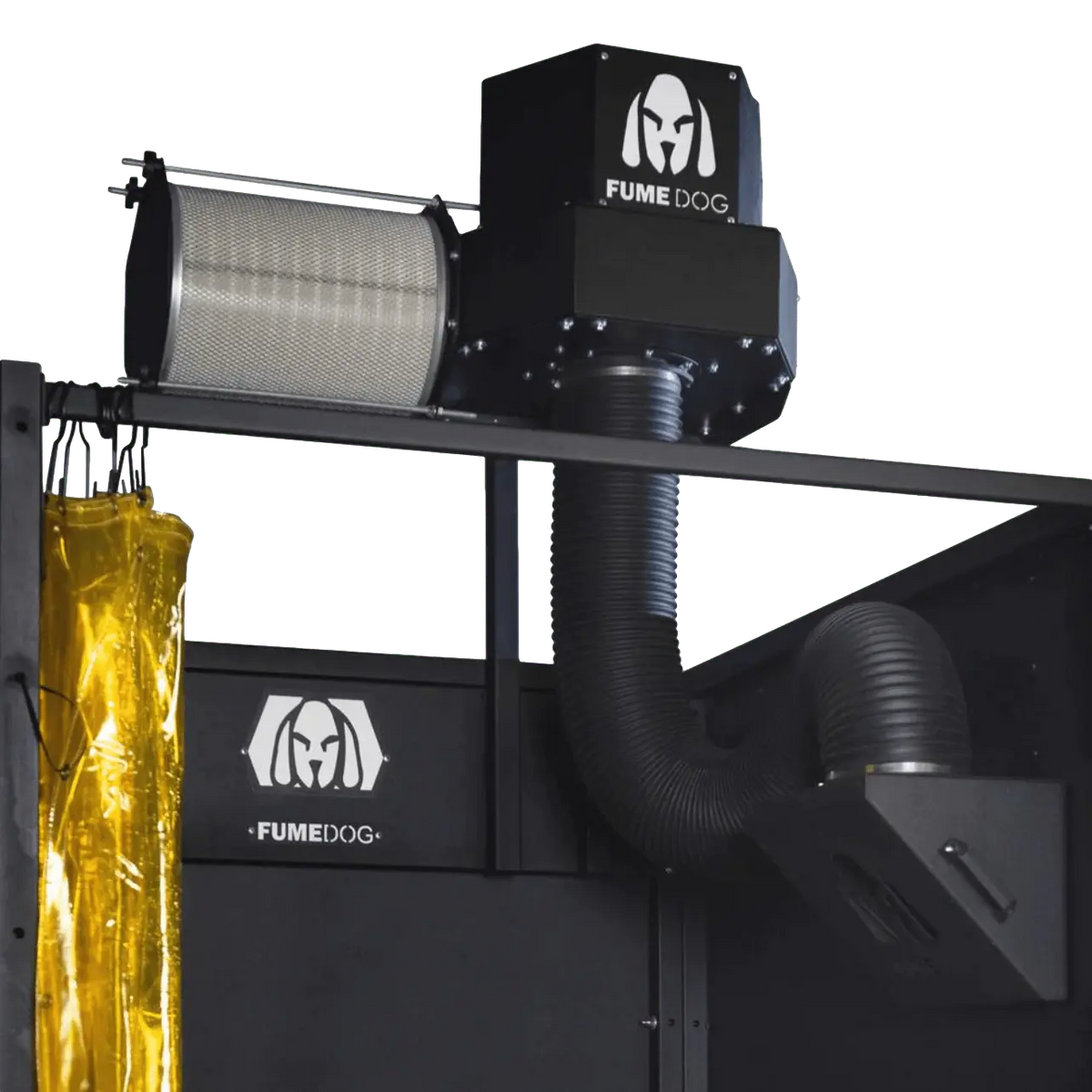 Fume Dog – Bulldog-FILT-FLEX – Magnetic Wall Mount Welding Fume Extractor with Flexible Arm - Business & Industrial from Fume Dog