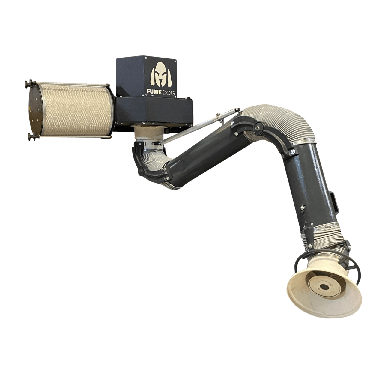 Fume Dog – Bulldog-FILT – Heavy-Duty Wall Mount Fume Extractor for Welding