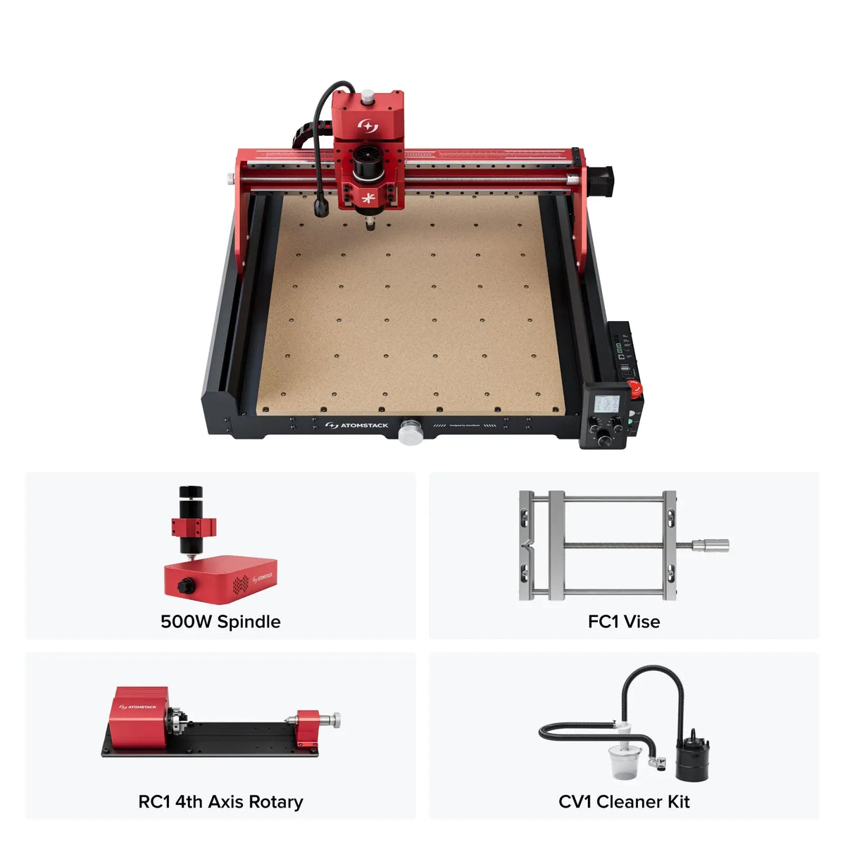 AtomStack - C4 Pro CNC Router - Craft Cutters & Embossers from AtomStack