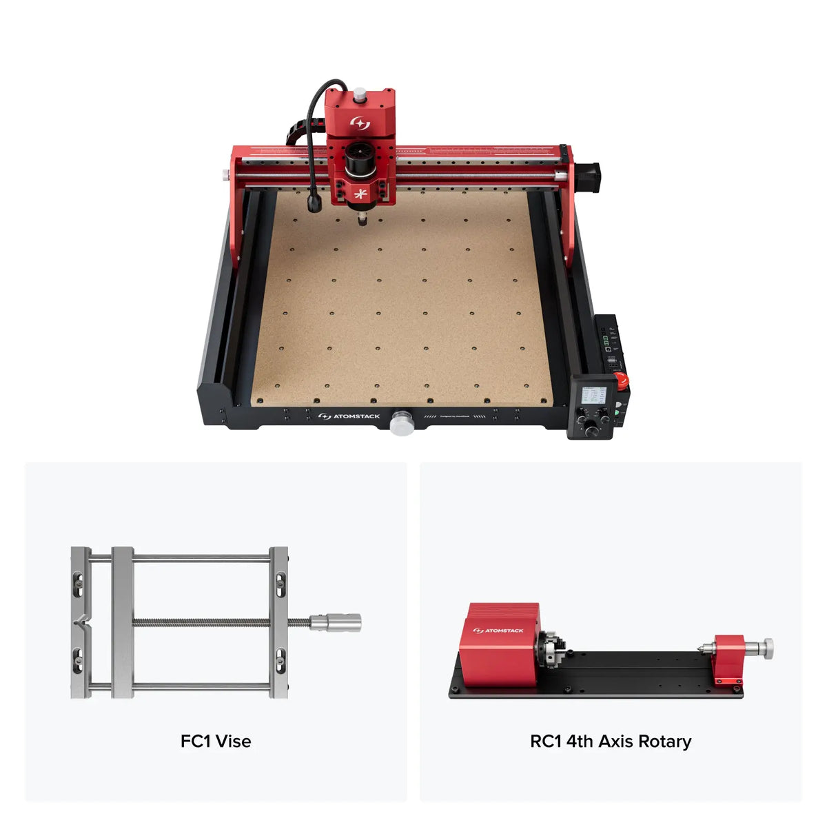 AtomStack - C4 Pro CNC Router - Craft Cutters & Embossers from AtomStack