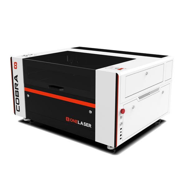OneLaser Cobra™ 8 Workshop Essential Laser Engraver/Cutter (90W Glass CO₂) OneLaser