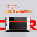 OneLaser Cobra™ 10 Workshop Essential Laser Engraver/Cutter (100W Glass CO₂)