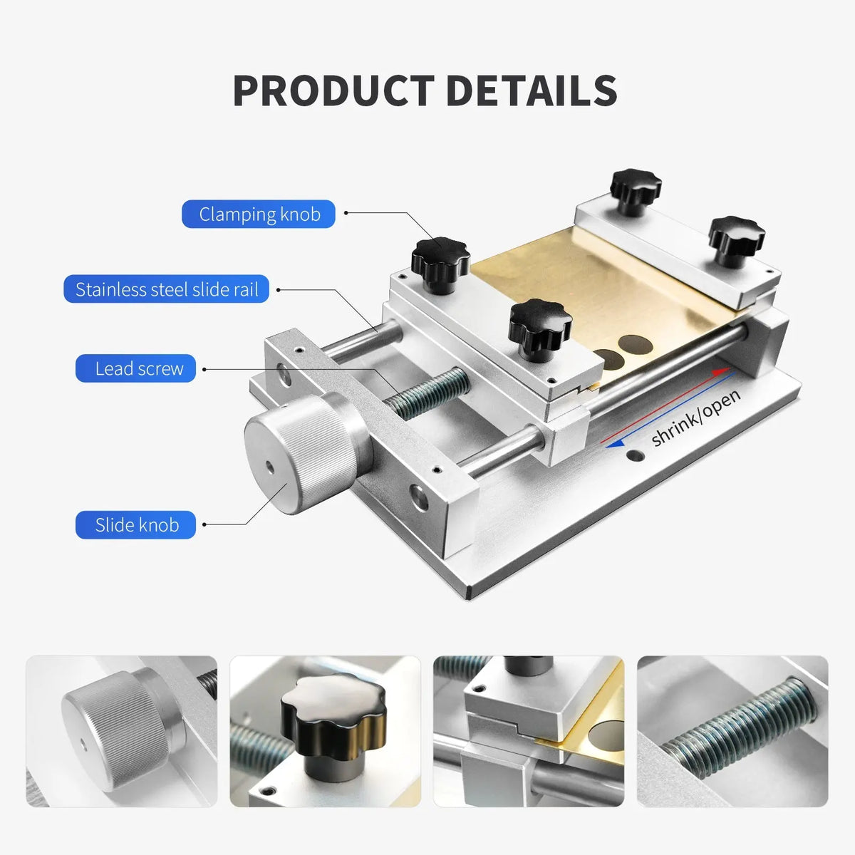 ComMarker Metal Sheet Holder - Jigs from ComMarker Laser