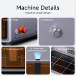 Creality Falcon A1 10W Laser Engraver – Class 1 Enclosed Laser Cutter with HD Camera & Air Assist SainSmart.com