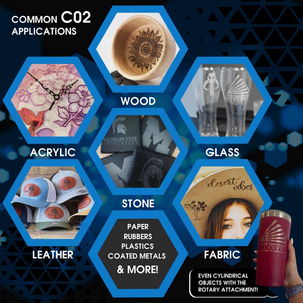 FSL Muse 3D – Desktop CO₂ Laser Cutter & Engraver with Autofocus
