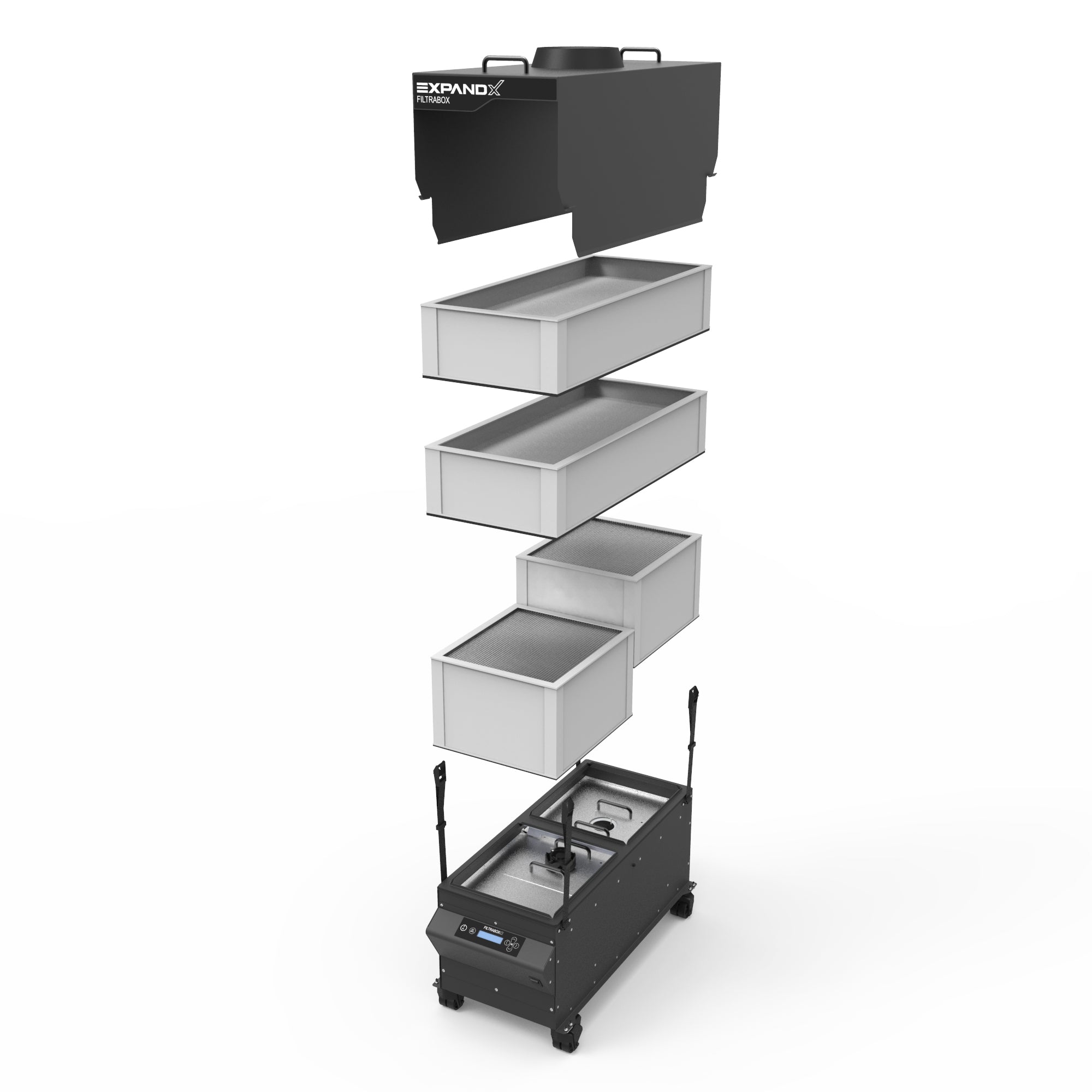 Filtrabox Expand X-1 Fume Extraction System – Compact HEPA & Carbon Air Filtration Unit