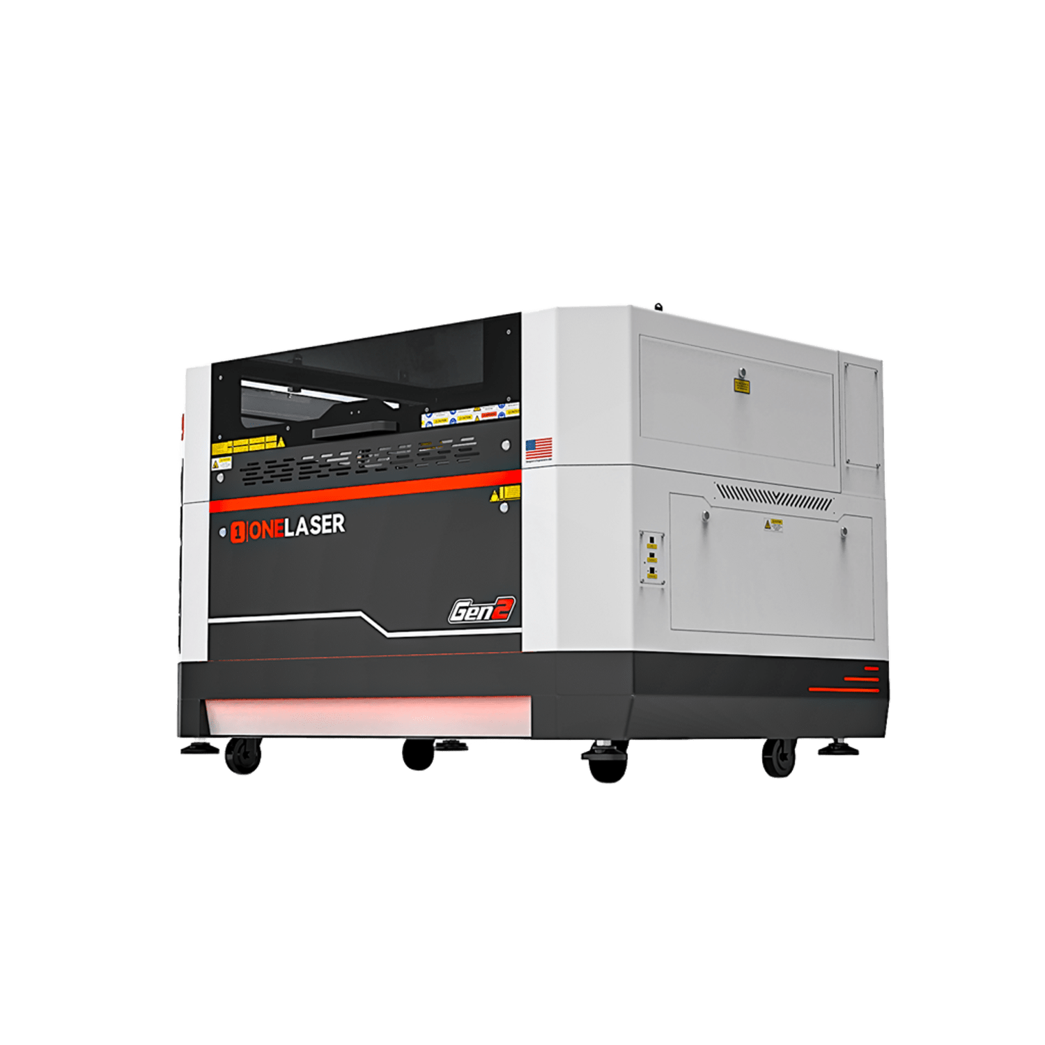 OneLaser Hydra™ 9 Gen 2 Industrial Hybrid Laser Engraver & Cutter (100W CO₂ + 38W RF) OneLaser