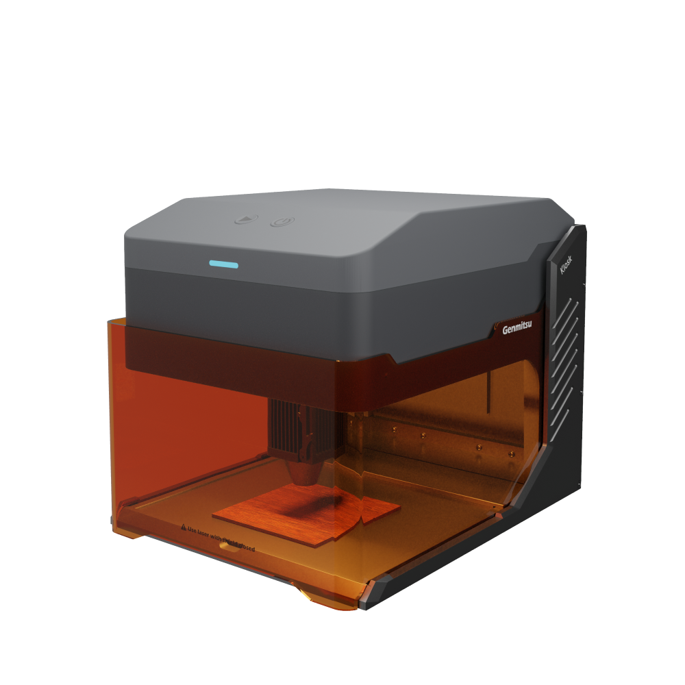 Kiosk Laser Engraver Machine, Compact, Open-to-use, 2.5W/5W/10W, Home Laser Cutter with Acrylic Enclosure SainSmart.com
