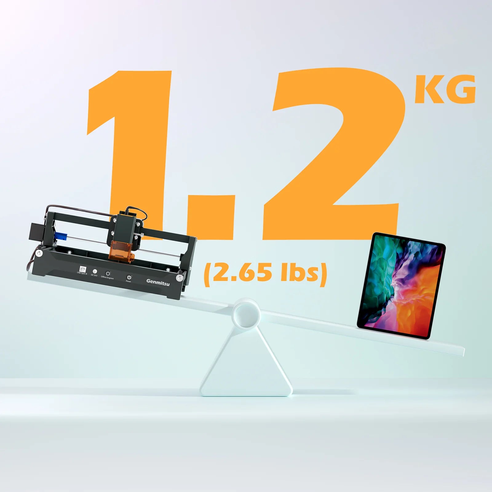 Kortek Laser Engraver Machine, 2.5W/5W/10W, ±0.01mm High Precision, IR Laser Compatible, Portable CNC Laser Cutter SainSmart.com