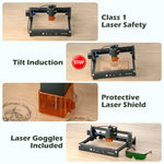 Genmitsu Kortek Laser Engraver Machine – 2.5W / 5W / 10W Portable CNC Laser Engraver & Cutter SainSmart.com