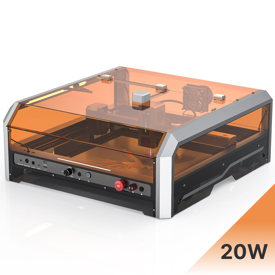 L8 Laser Engraver Machine, 20W/40W Power, 40000mm/min High Speed All-in-one, Air Assist, Lightburn Camera SainSmart.com