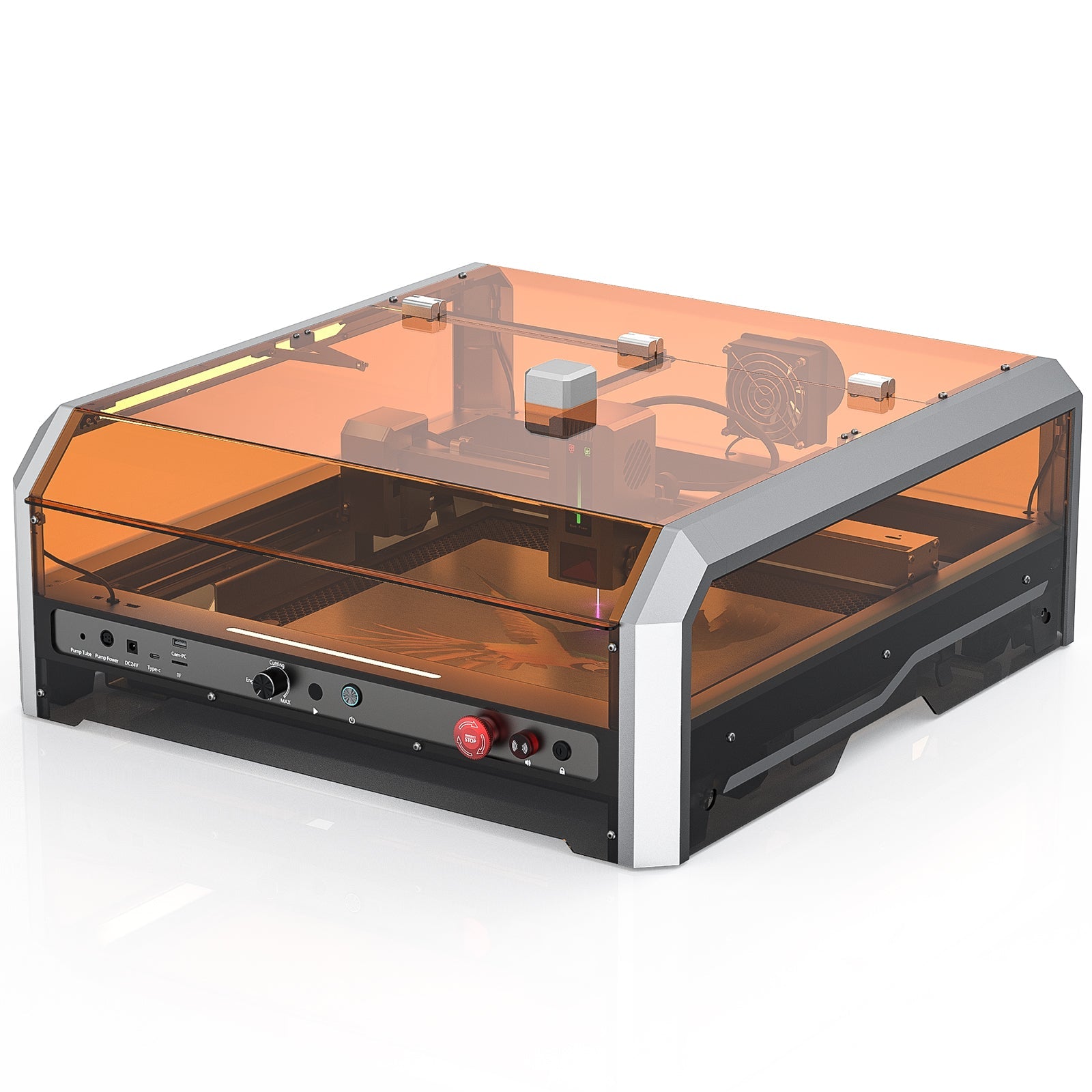 L8 Laser Engraver Machine, 20W/40W Power, 40000mm/min High Speed All-in-one, Air Assist, Lightburn Camera SainSmart.com