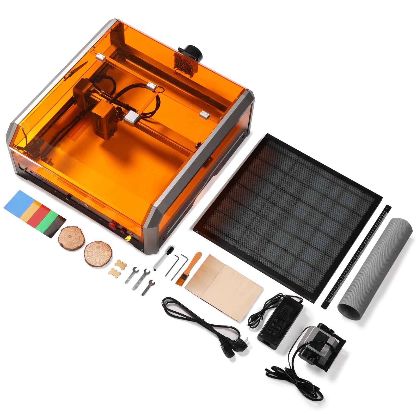 L8 Laser Engraver Machine, 20W/40W Power, 40000mm/min High Speed All-in-one, Air Assist, Lightburn Camera SainSmart.com